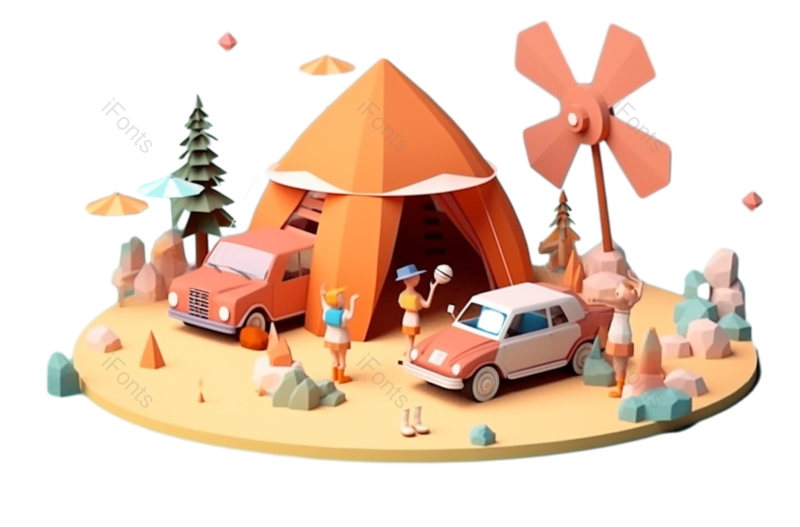 卡通图片,儿童元素,幸福PNG,女人免抠素材